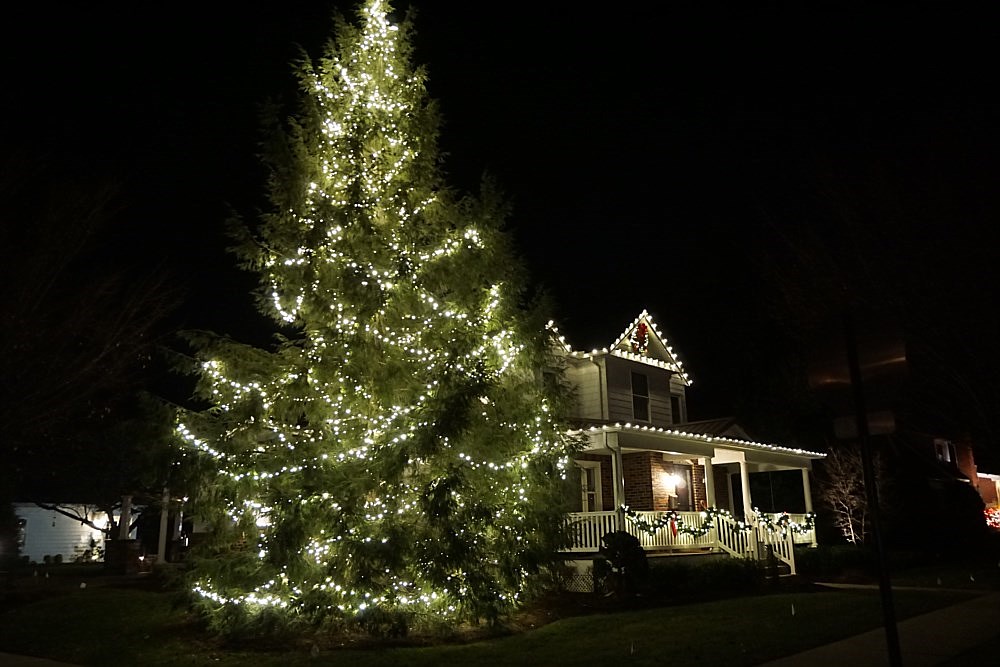 Christmas Lights, Palmyra, Pennsylvania, PA